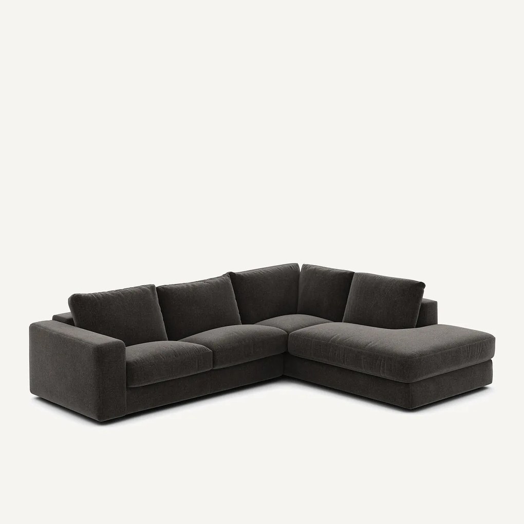 Chenille fluwelen hoekbank, Skander