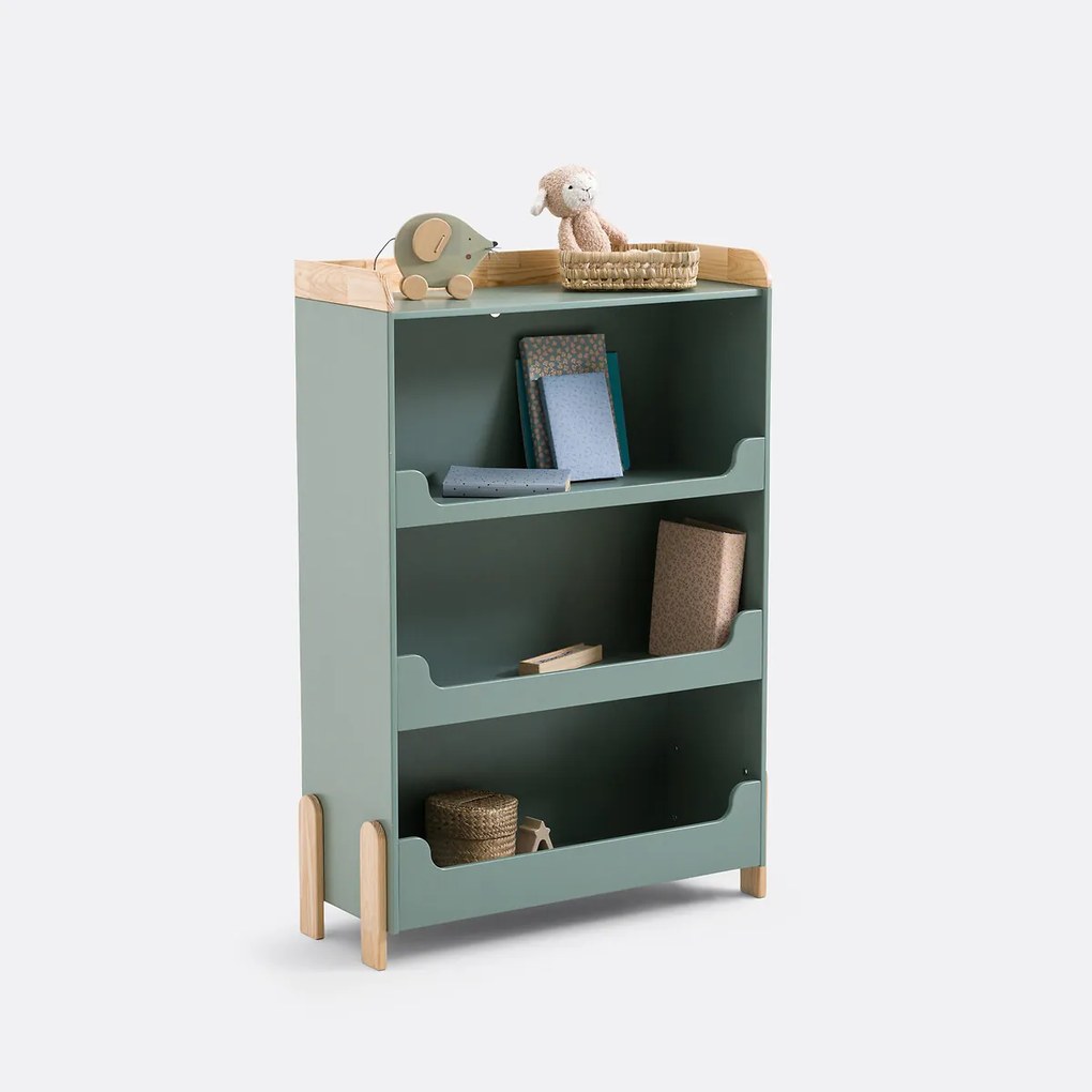 Kinderboekenkast in grenen en MDF, Arturo