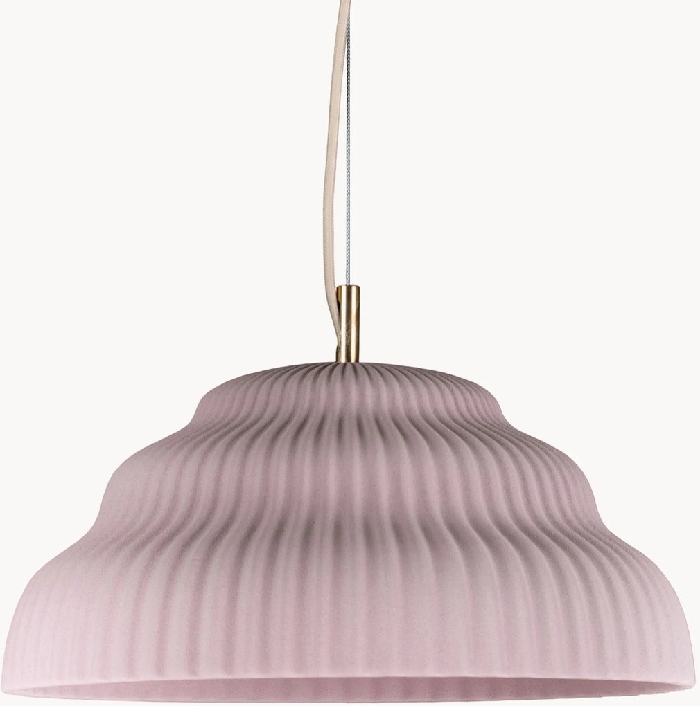 Handgemaakte hanglamp Kaskad van keramiek, in verschillende formaten