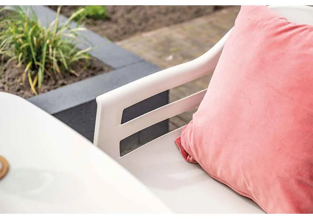 Garden Impressions Sunny balkonset 3-delig - Hareno tuintafel 71x71 cm - zand