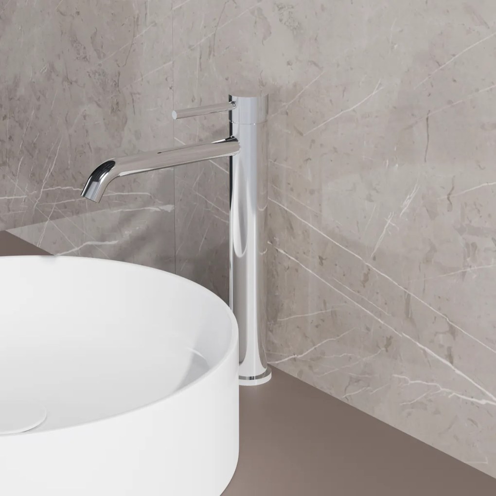 Best Design High End Chrome verhoogde wastafelkraan chroom