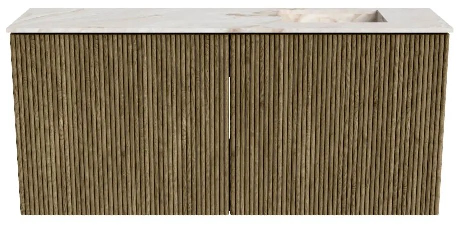 Mondiaz Joya DLux 90cm toiletmeubel dusk met wastafel faye rechts zonder kraangat frappe