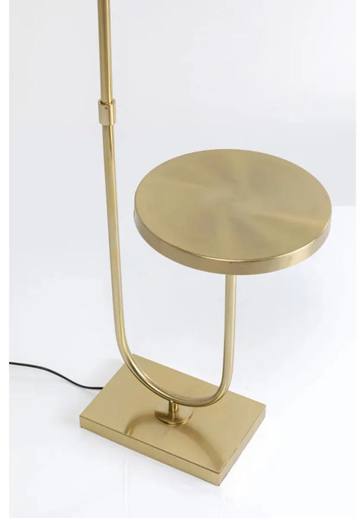 Kare Design Posso Gouden Vloerlamp Met Tafeltje