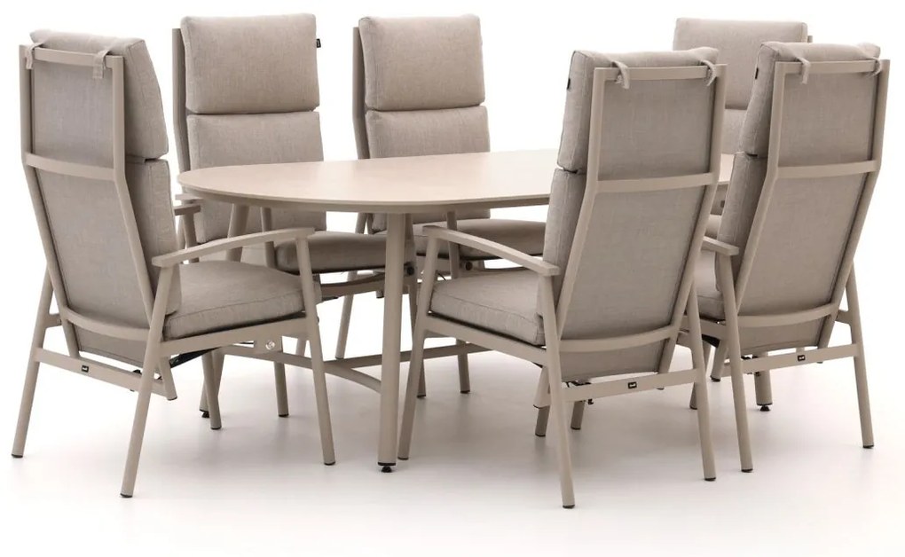 Hartman Flora dining tuinset 7-delig verstelbaar