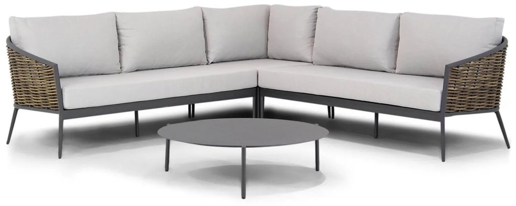 Hoek loungeset 5 personen Aluminium Taupe  Coco Ewa/Pacific