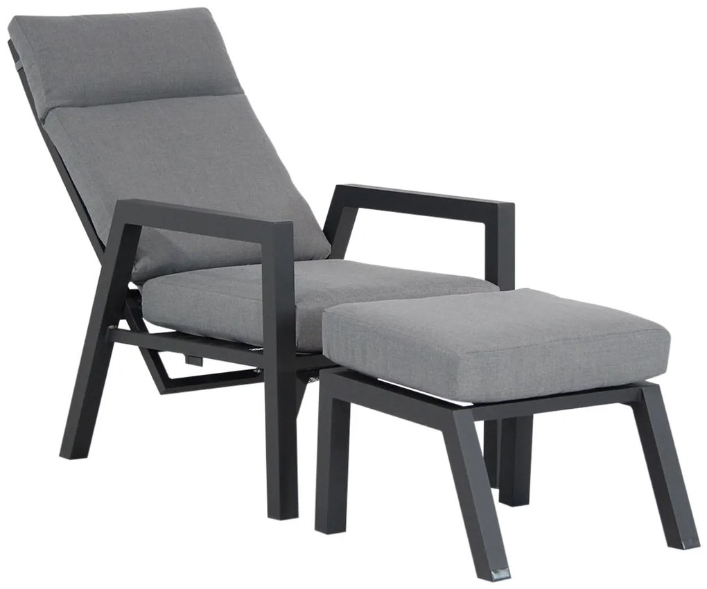 Bistroset 1 persoon  Aluminium Grijs Lifestyle Garden Furniture Belmond