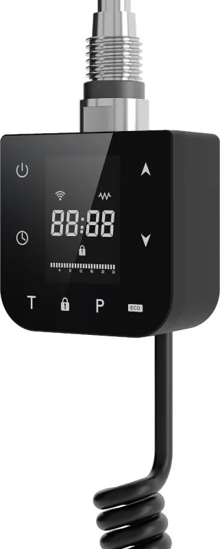 Mexen FA-F elektrische heater met Wi-Fi, 900 W, zwart - W953-0900-70