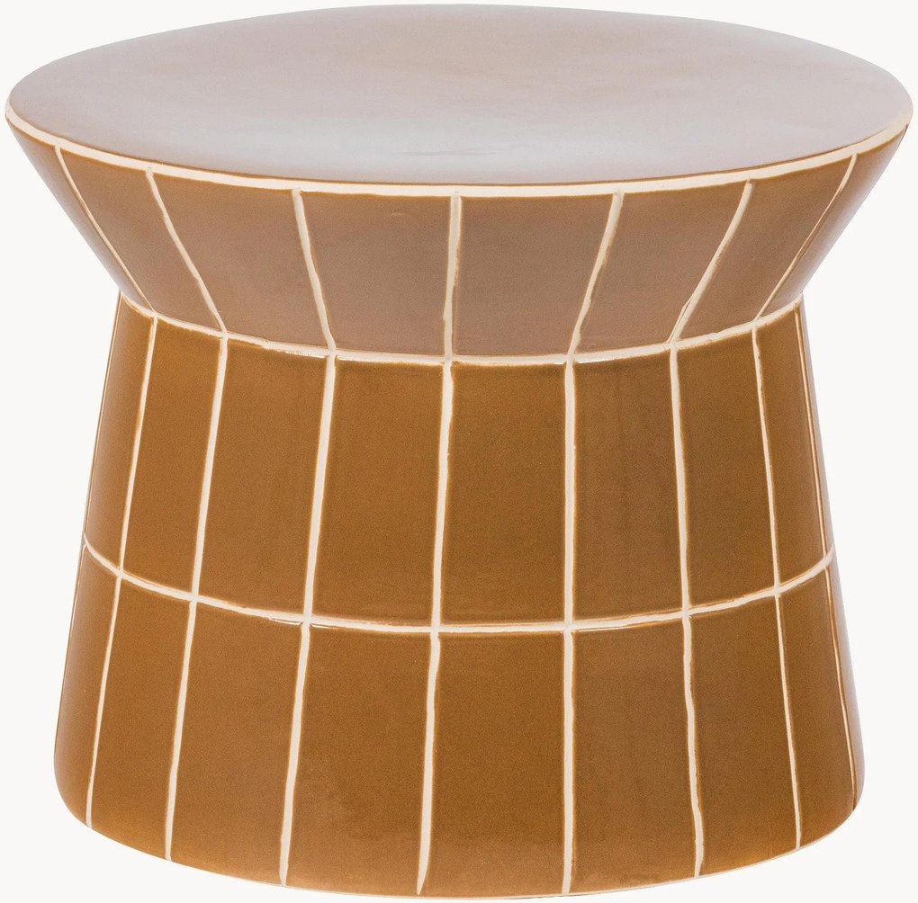 Ronde bijzettafel Plu