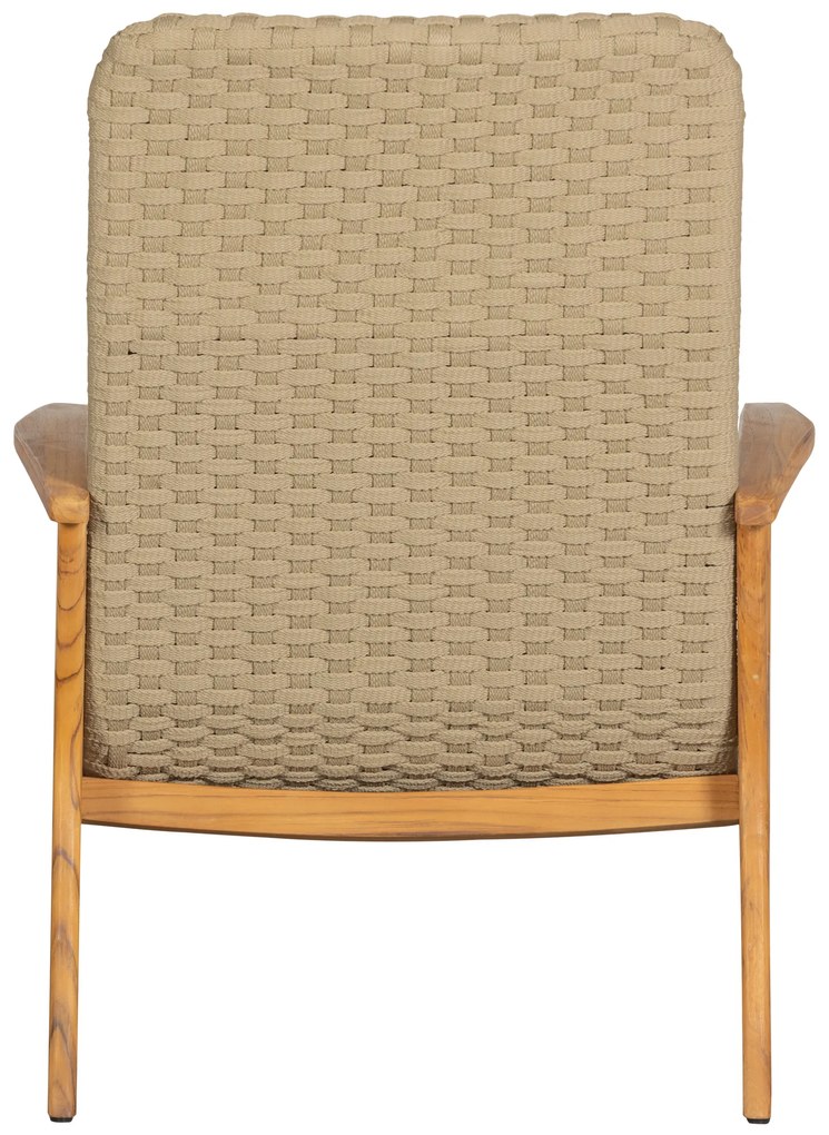 Exotan Loungestoel - Stony - Teak - Army Green - Exotan
