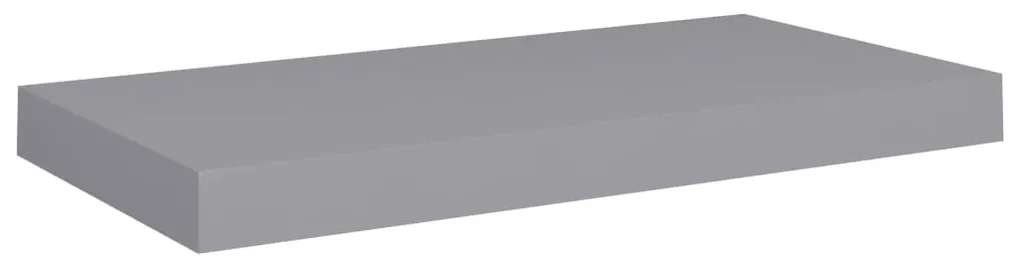 vidaXL Wandschap zwevend 50x23x3,8 cm MDF grijs