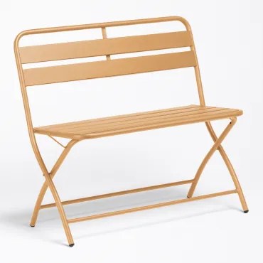 Opvouwbare Tuinbank Janti 90 Cm Mosterd - Sklum