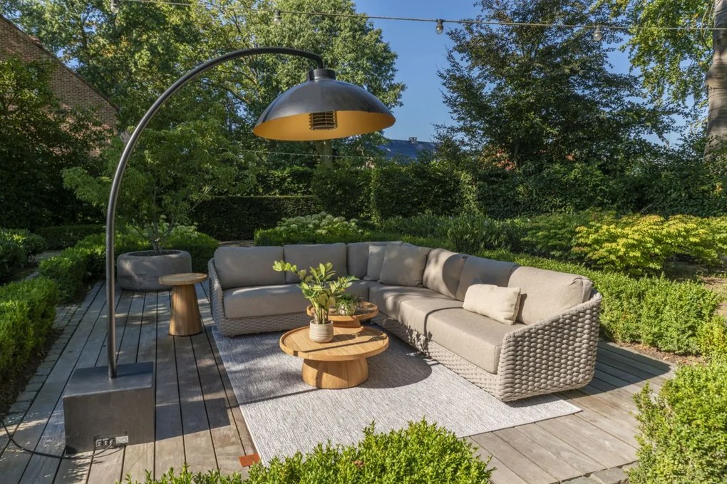 4 Seasons Outdoor Casanova hoek loungebank latte SALE Loungeset   beige weerbestendig