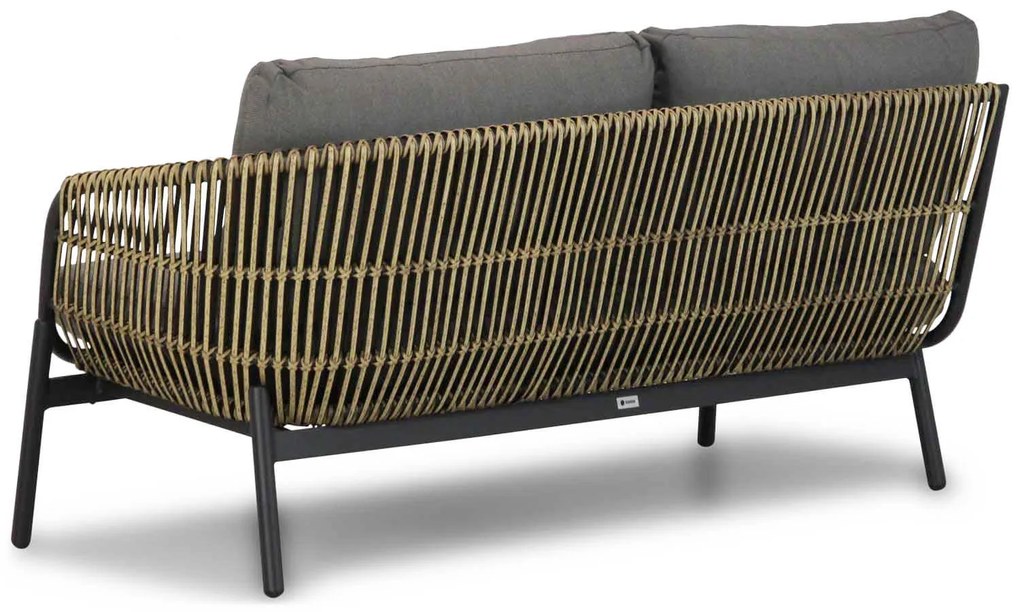 Hoek loungeset  Aluminium/wicker Taupe 5 personen Coco Nathan/Pacific