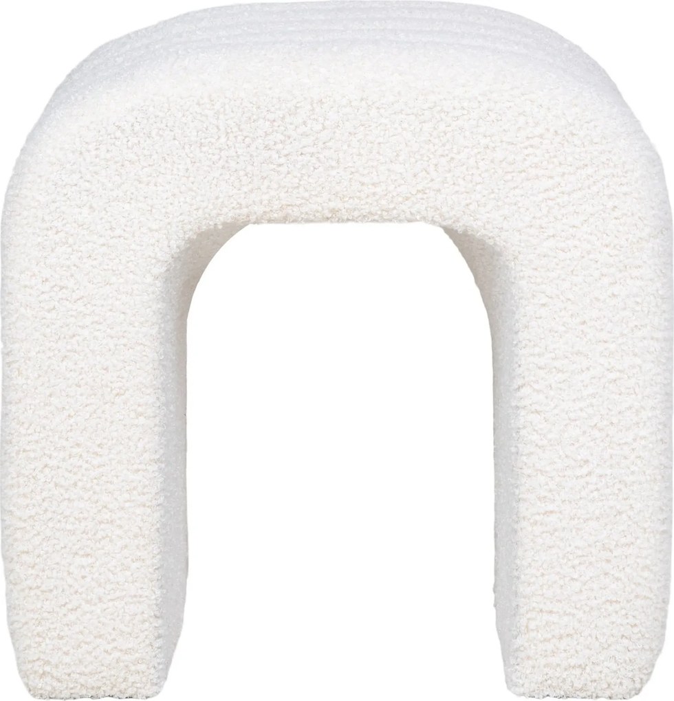 Colma Poef Teddy - White