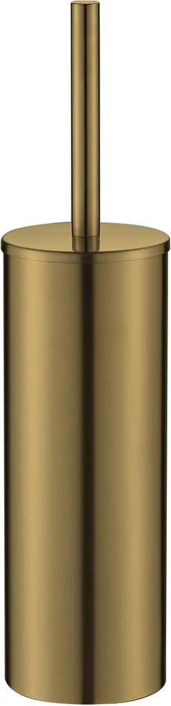 Plieger Vigo vrijstaande toiletborstel met deksel geborsteld goud