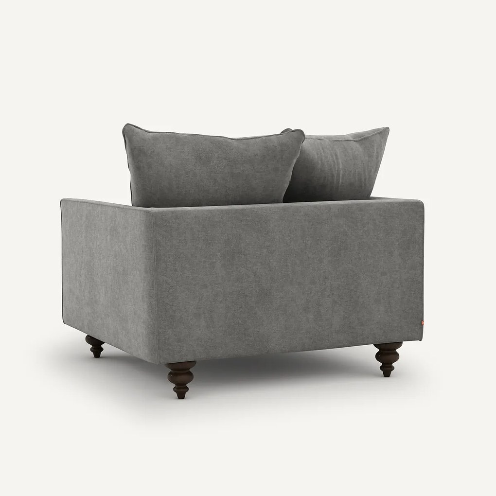 Fauteuil viscose/polyester, Lazare