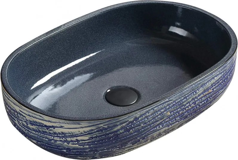 Mexen Alita opbouw wasbak 58 x 39 cm, blauw - 22045866
