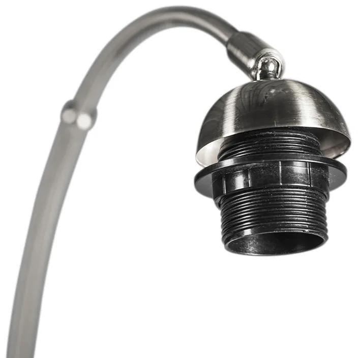 Moderne wandlamp staal - Boog Modern E27 rond Binnenverlichting Lamp