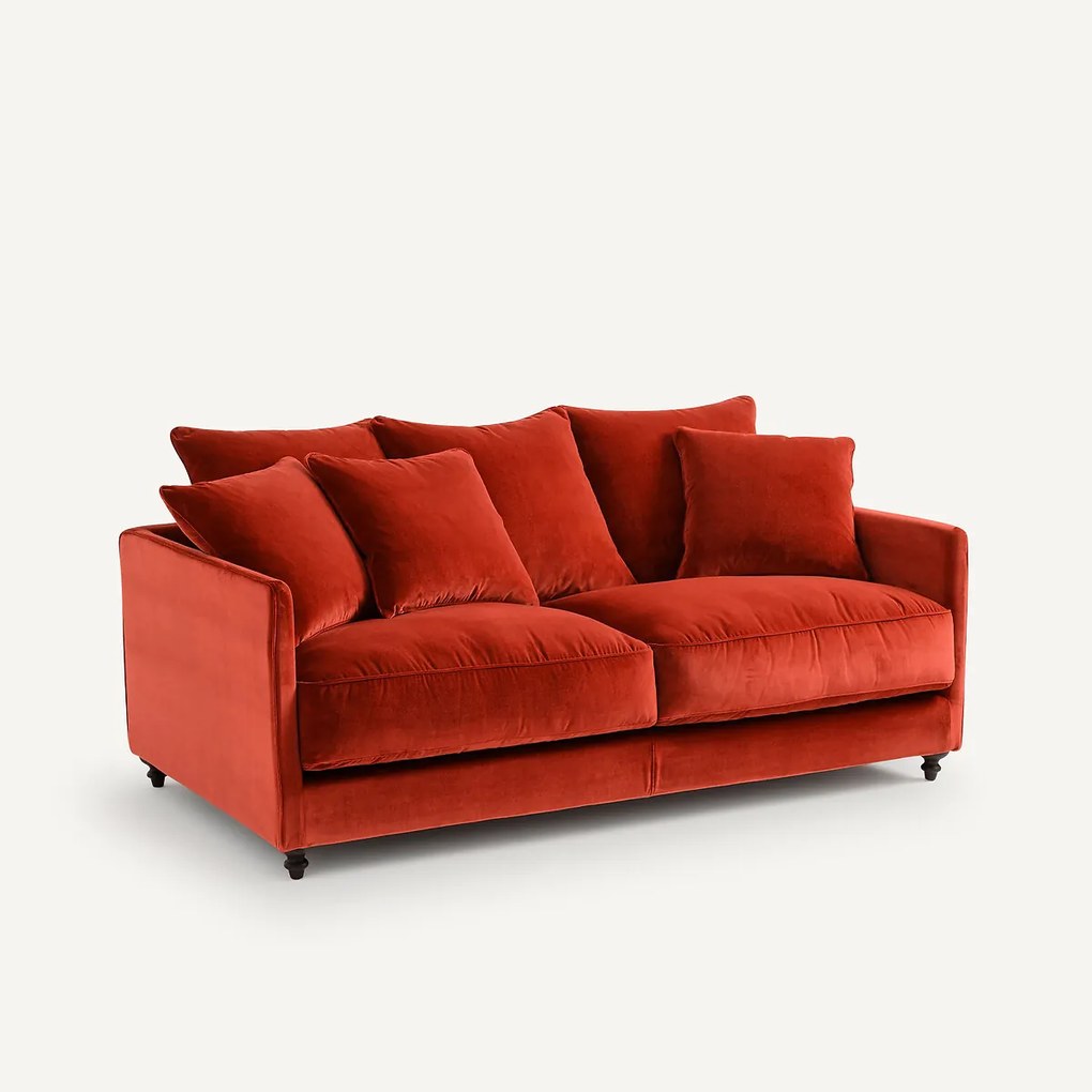 Omvormbare compacte bank in fluweel, Lazare