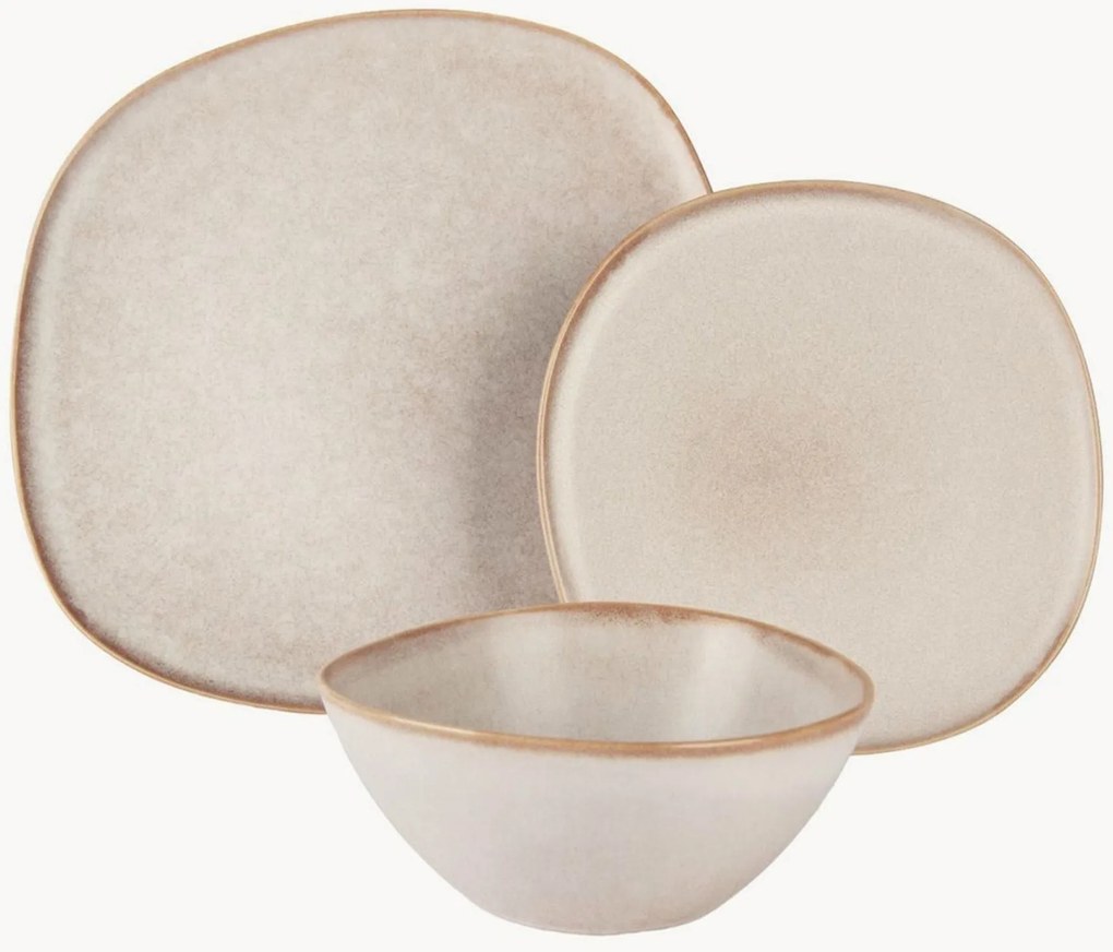 Serviesset Stone, 4 personen, 12-delig