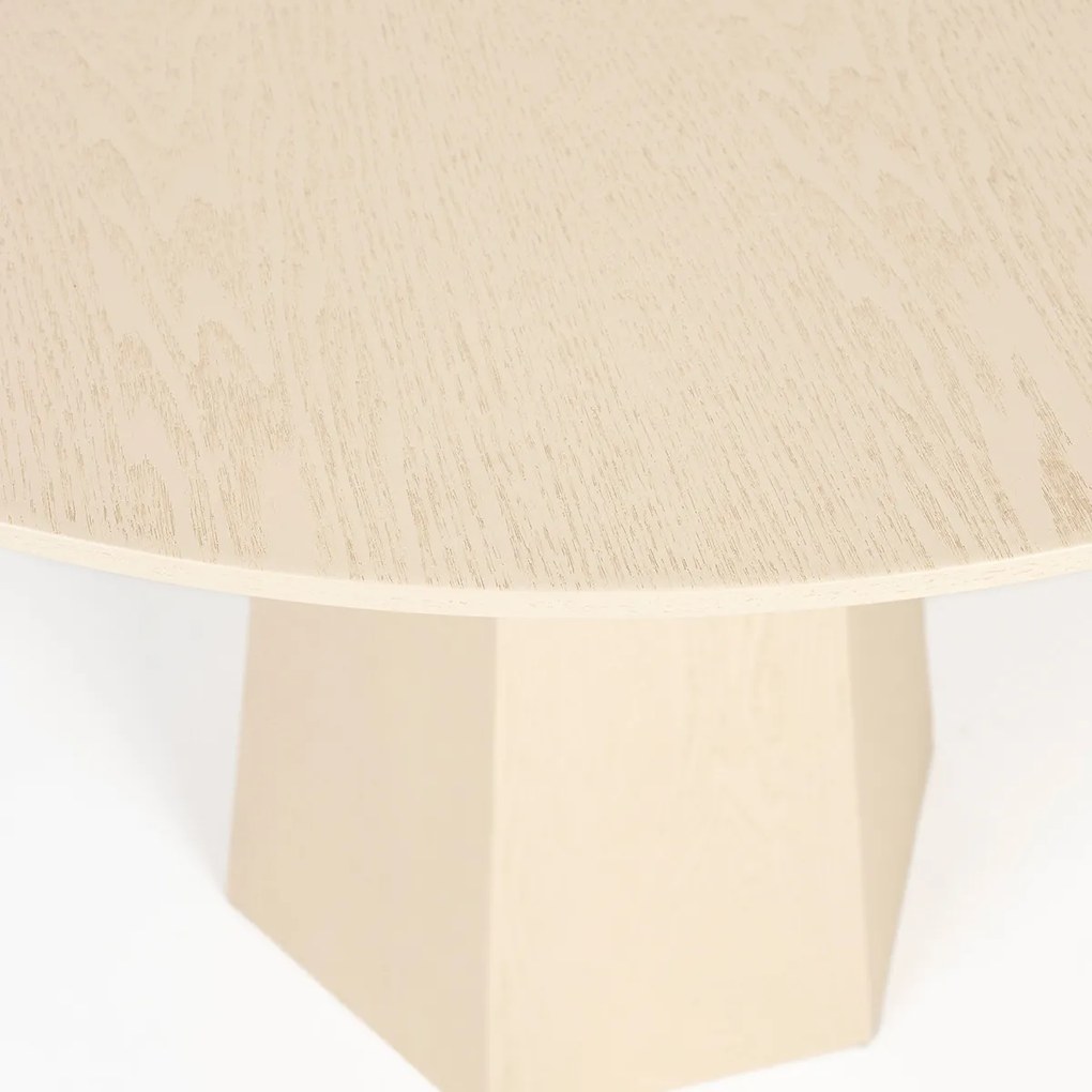 Zuiver Pilar Brown Rice Ronde Design Eettafel Brown Rice - 100 X 100cm.