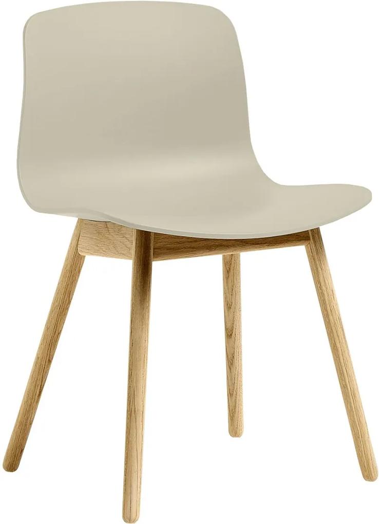 Hay AAC12 stoel met helder gelakt onderstel Pastel Green