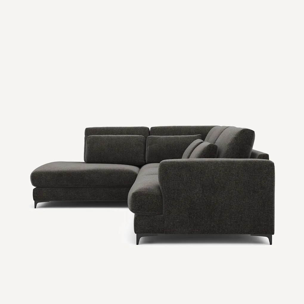 Hoekslaapbank links fluweel chenille, Marsile