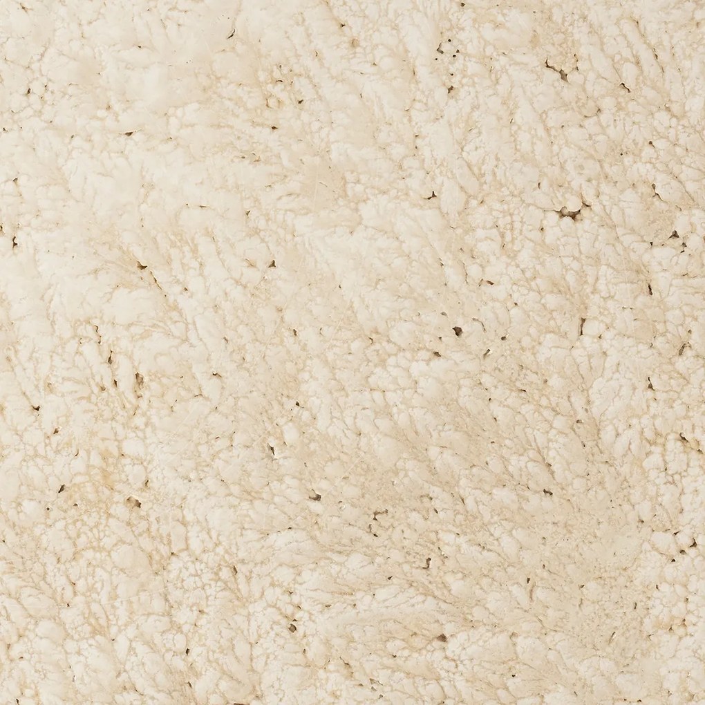 Zuiver Doppio Walnoot Bijzettafel Met Travertin - 41 X 45cm.