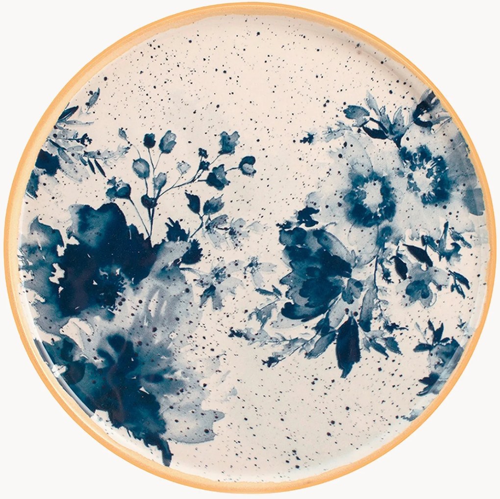 Ontbijtbord Indigo van keramiek