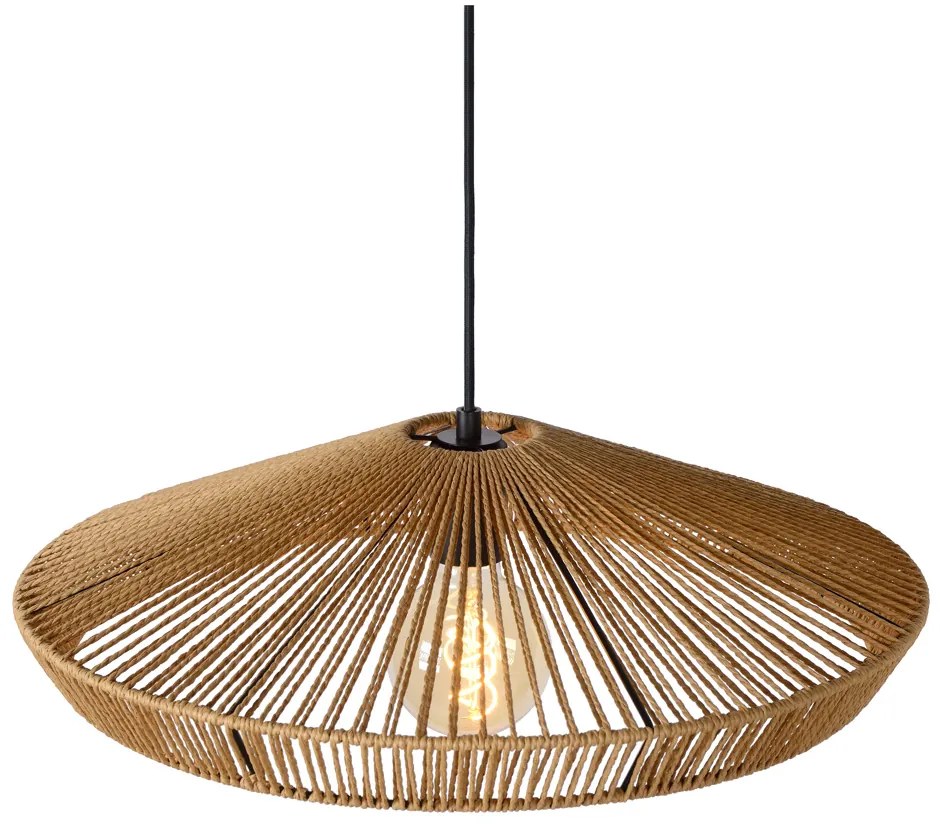 Lucide Yunkai hanglamp 50cm E27 rotan