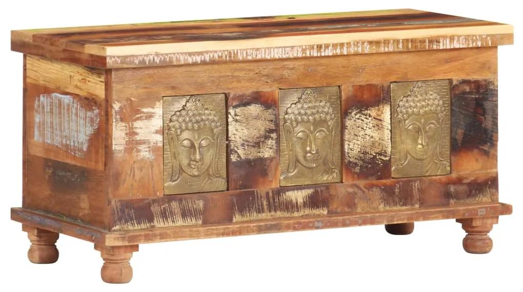 Medina Opbergbox boeddha 90x35x45 cm gerecycled hout