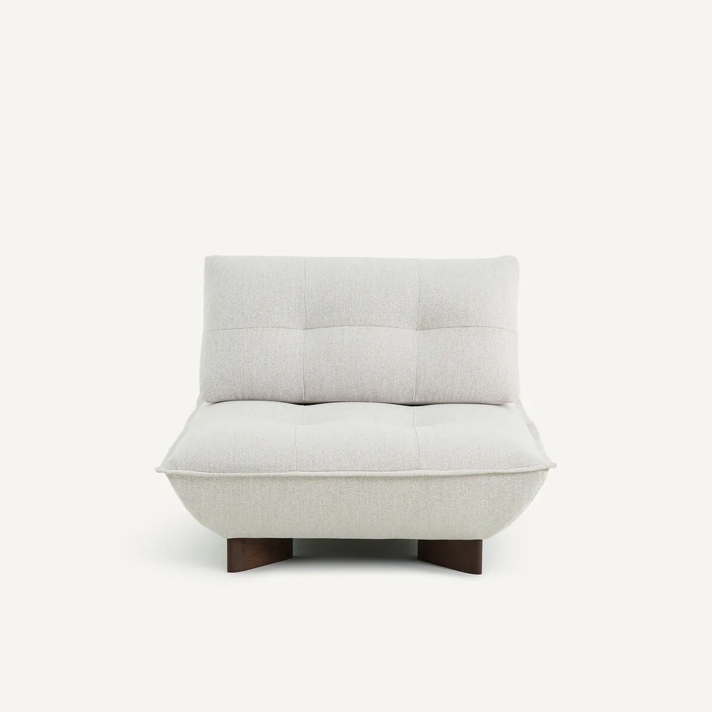 Modulaire fauteuil in tweed, KAORI