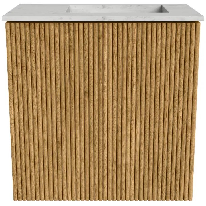 Mondiaz Joya DLux 40cm toiletmeubel oak met wastafel faye rechts zonder kraangat opalo