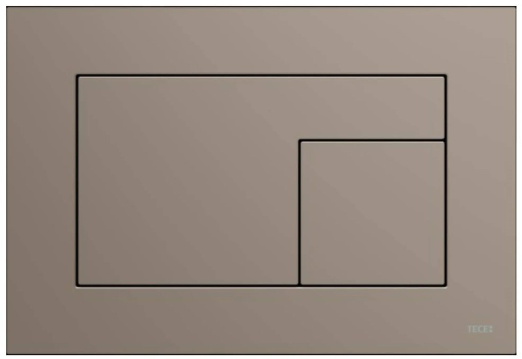TECE Velvet bedieningspaneel beige bruin voor TECE Profil
