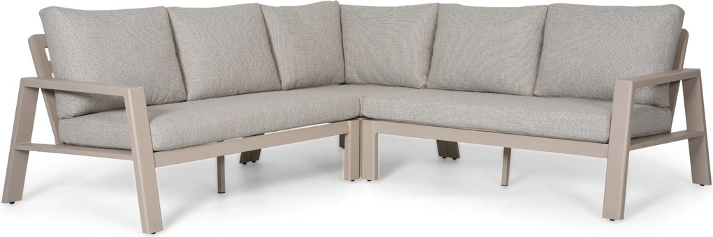 Hoek loungeset 5 personen Aluminium Zand/Beige  Lifestyle Garden Furniture Melone