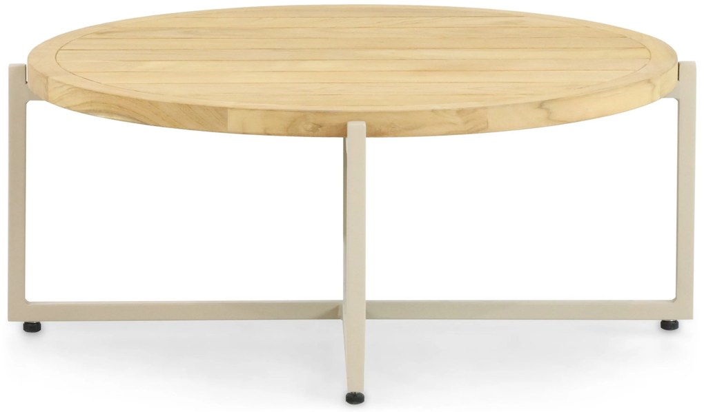 Stoel en Bank Loungeset 5 personen Aluminium/Wicker Taupe Apple Bee Milou
