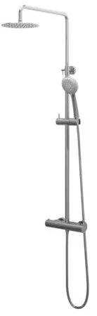 Brauer Chrome Edition showerpipe met 20cm douchekop en handdouche chroom SW30273