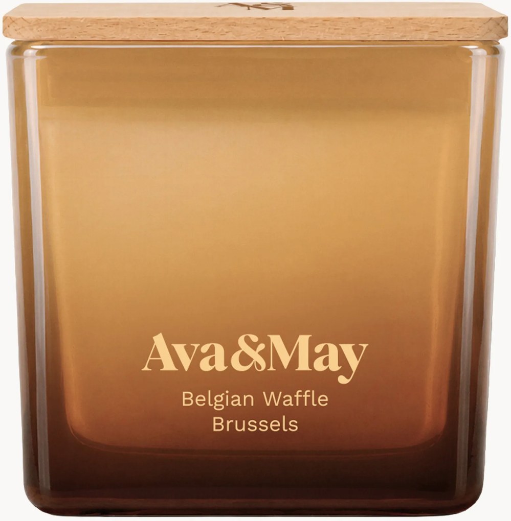 Geurkaars Belgian Waffle (hazelnoot, karamel & kokosnoot)