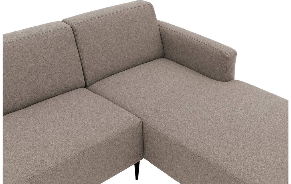 Goossens Key West grijs, stof, 2,5-zits, modern design