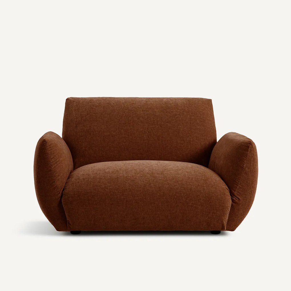 Fluwelen chenille fauteuil, Spogano