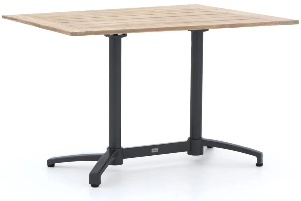 + 10% kassakorting | Inklapbare tafel Bellagio  | Rechthoekig  | Tuintafel Teakhout | 140x80cm | 4 personen | Kees Smit Tuinmeubelen