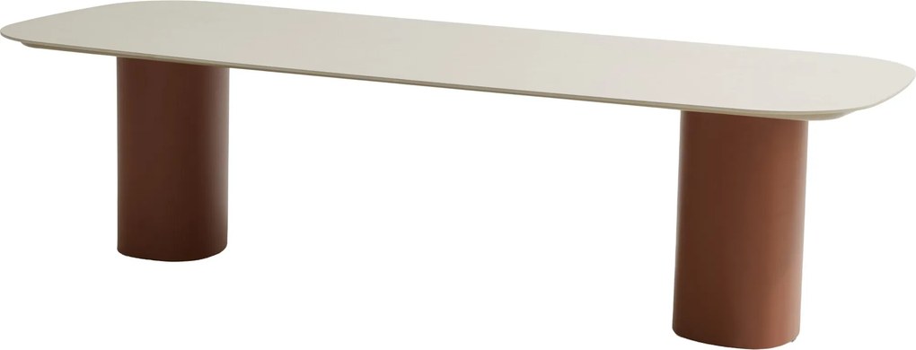 Bosco dining tuintafel 300x110xH75 cm keramiek oyster spicy Taste 4SO
