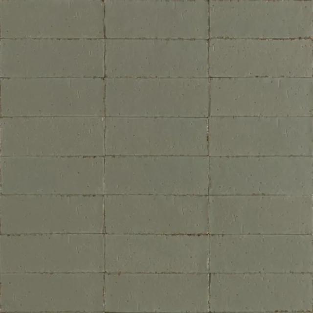 Ragno Glace Wandtegel - 7.5x20cm - glans muschio 1965889 raex