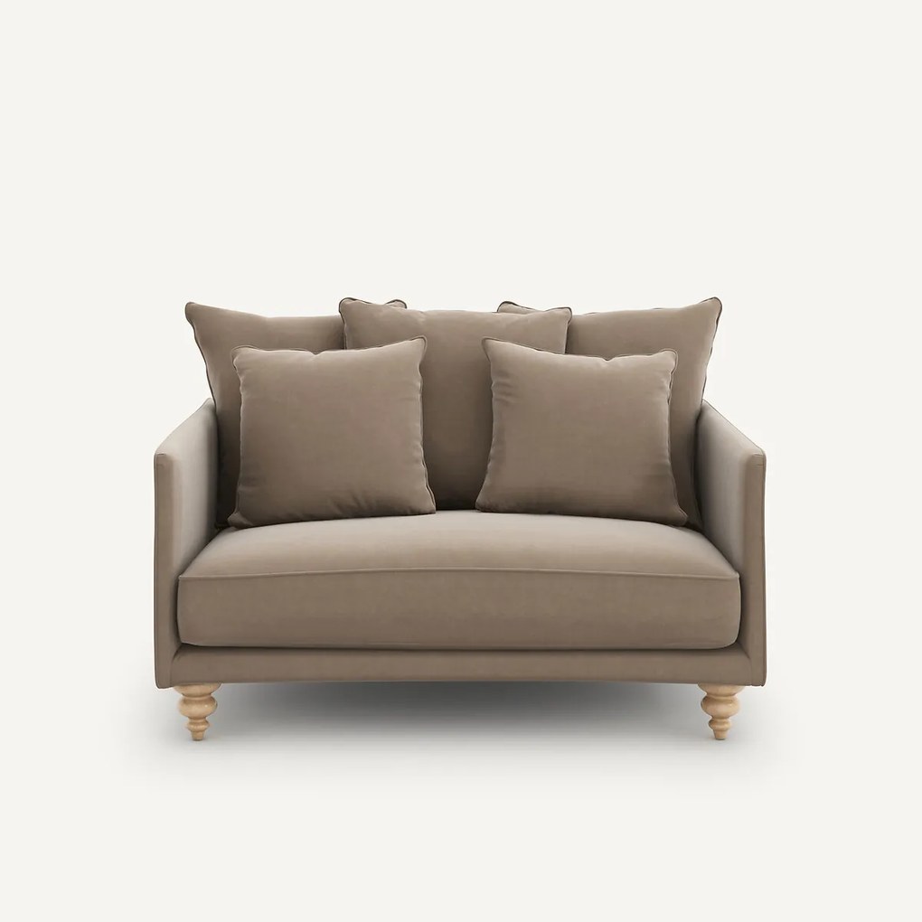 2-zits compact fluwelen zetel, Lazare