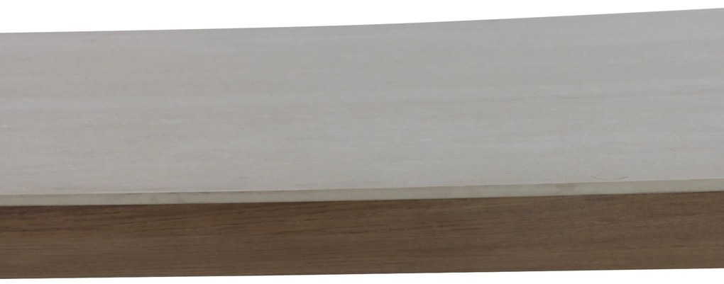 Dining Tuintafel rechthoekig 160 x 90 cm Aluminium Taupe Santika Indah