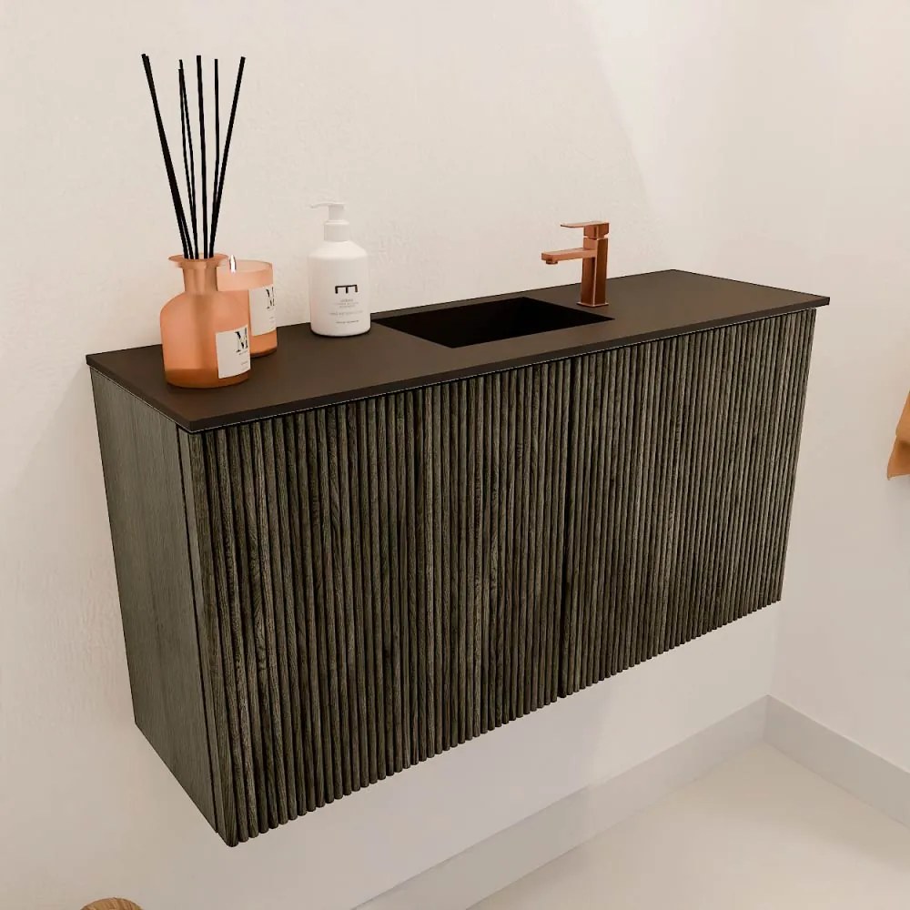 Mondiaz Joya 80cm toiletmeubel shadow met wastafel faye midden 1 kraangat urban