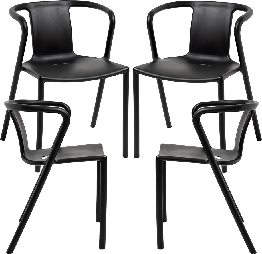 Set van 4 Indi-stoelen