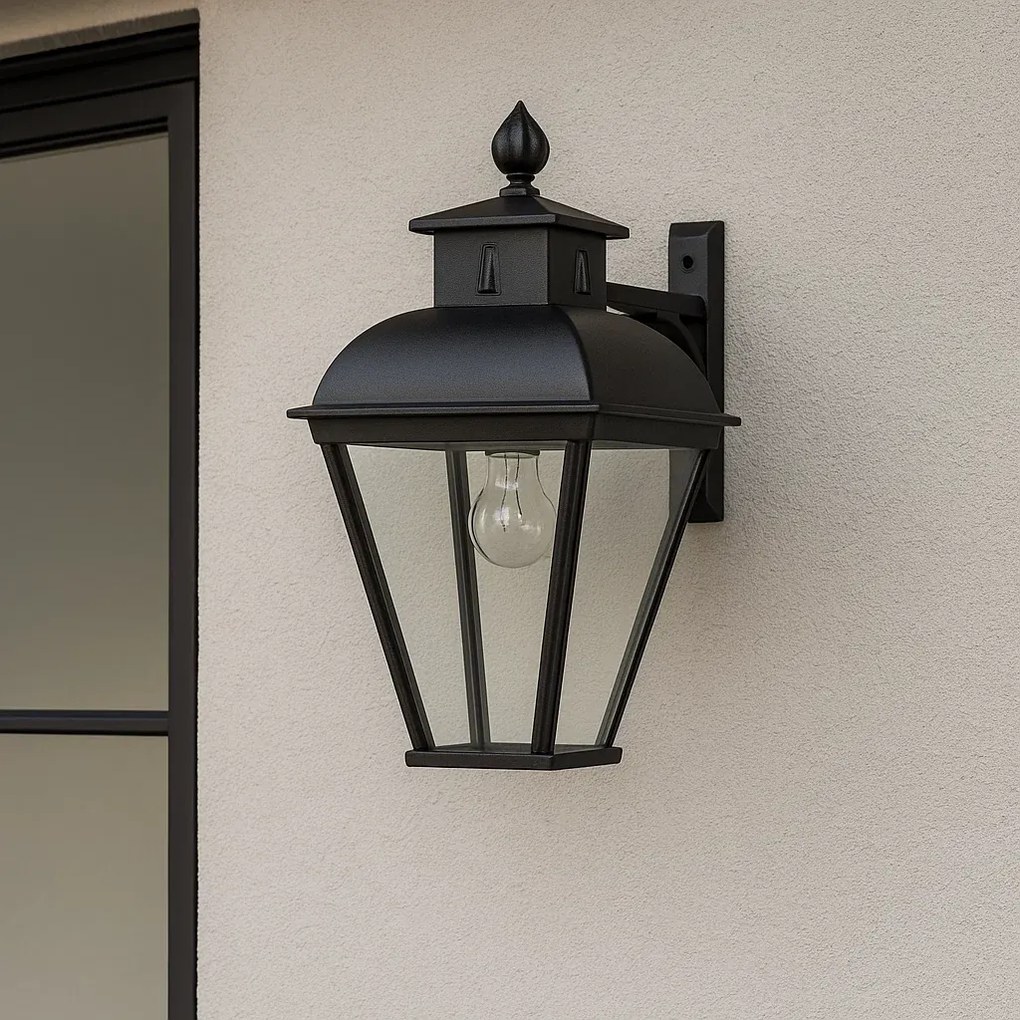 Muurlamp Vondel Hang Matzwart Buitenverlichting