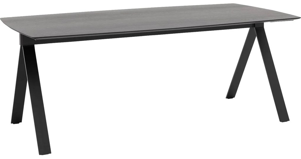 Goossens Excellent Eettafel Uniek, Semi rechthoekig 200 x 100 cm