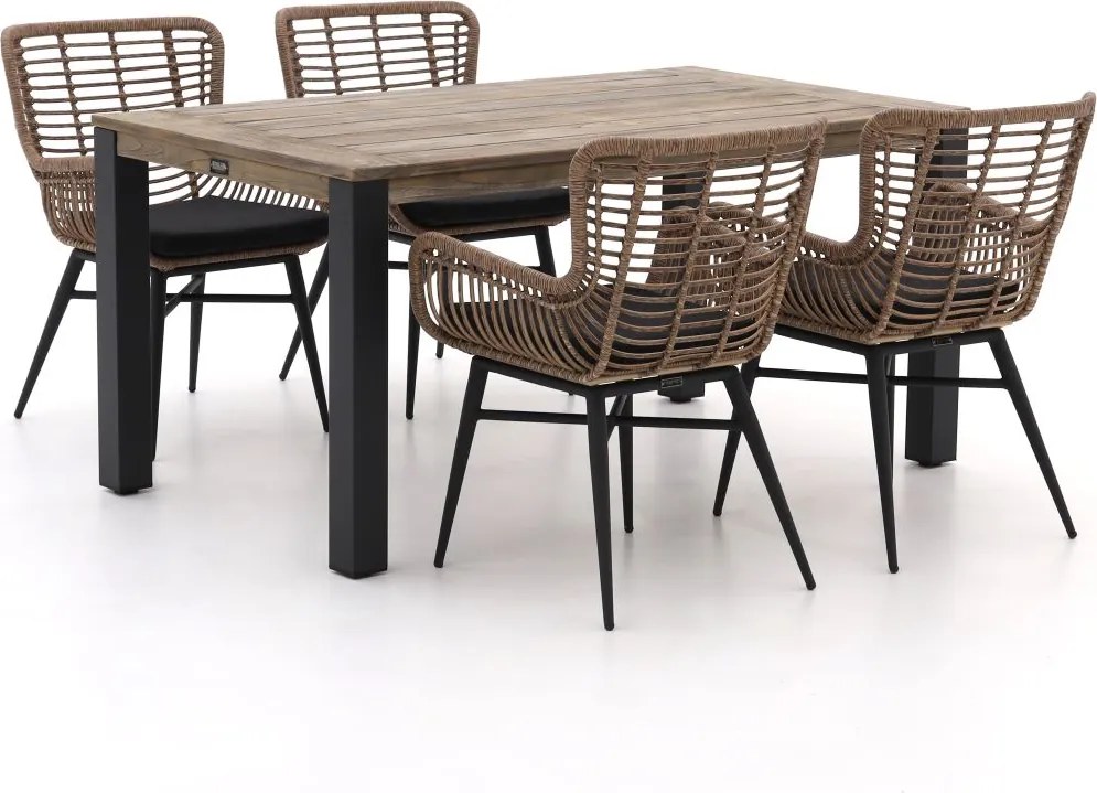 Diningset Intenso  | 4 personen | Tuinset teakhout | 5-delig | Kees Smit Tuinmeubelen